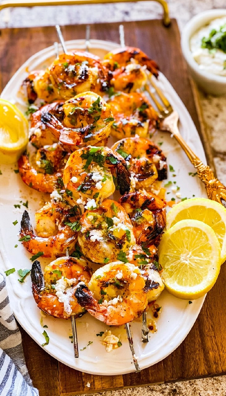 Grilled Shrimp Skewers | Easy Summer BBQ Seafood Appetizer