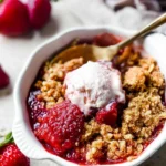 Healthy-Strawberry-Crisp-Gluten-Free-Easy-Almond-Flour-Crumble-Recipe
