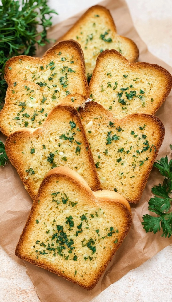 Homemade Garlic Bread | Buttery Toasted Side for Pasta Night