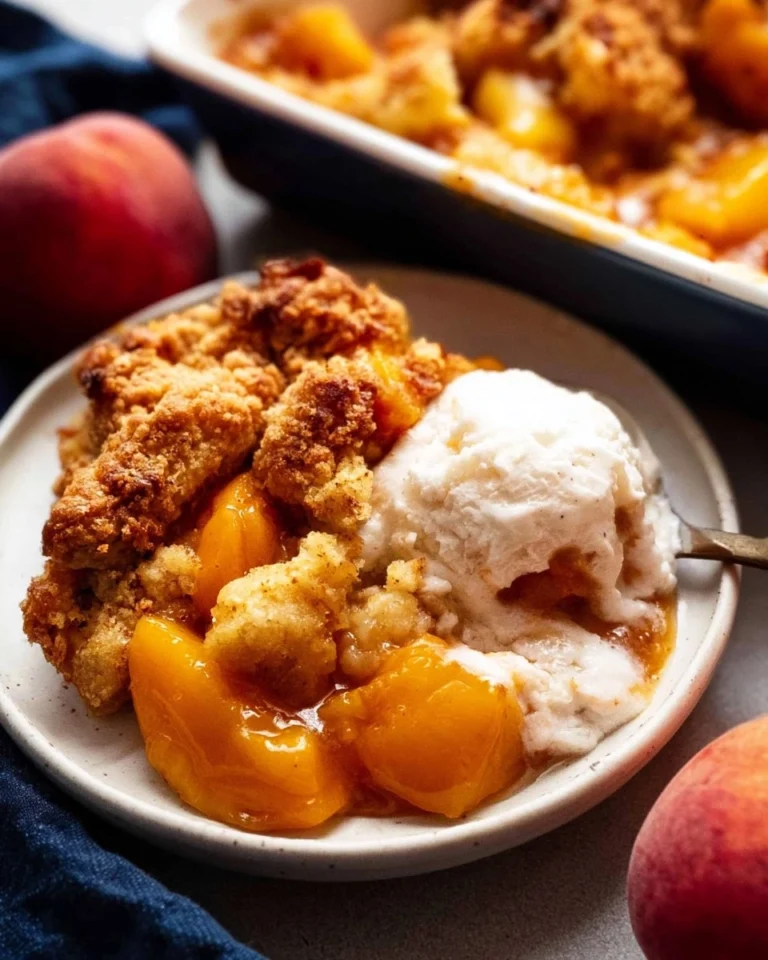 Peach-Cobbler-Old-Fashioned-Summer-Fruit-Dessert-Recipe