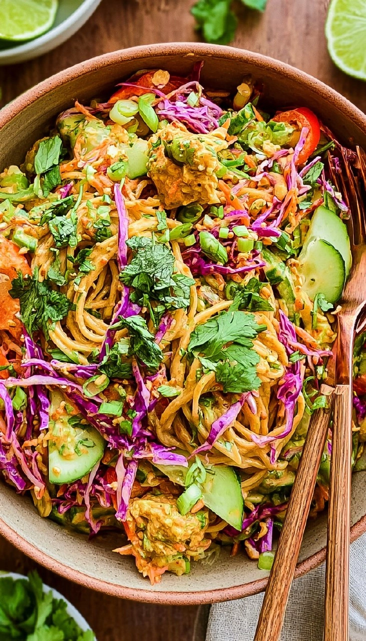 Spring Roll Noodle Salad (Great for Meal Prep!)