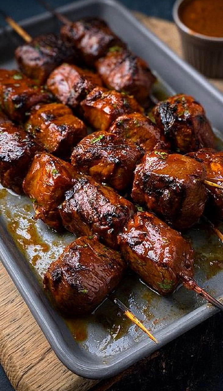 Steak Kabobs | Grilled Herb-Marinated Skewers for Dad 100 Steak Kabobs | Grilled Herb-Marinated Skewers for Dad