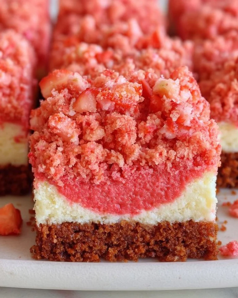 Strawberry-Crunch-Cheesecake-Brownies-Recipe