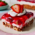 Strawberry-Pretzel-Salad-Sweet-No-Bake-Potluck-Dessert-Recipe