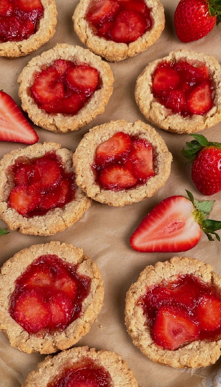 Vegan Strawberry Pie Cookies