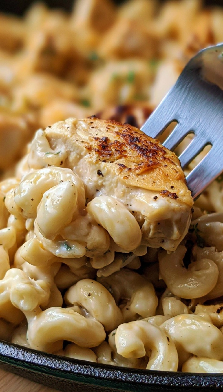 White Cheddar Ranch Chicken Pasta