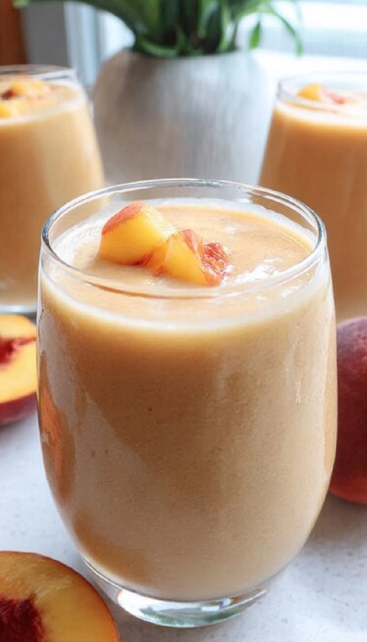 5-Minute Peach Smoothie
