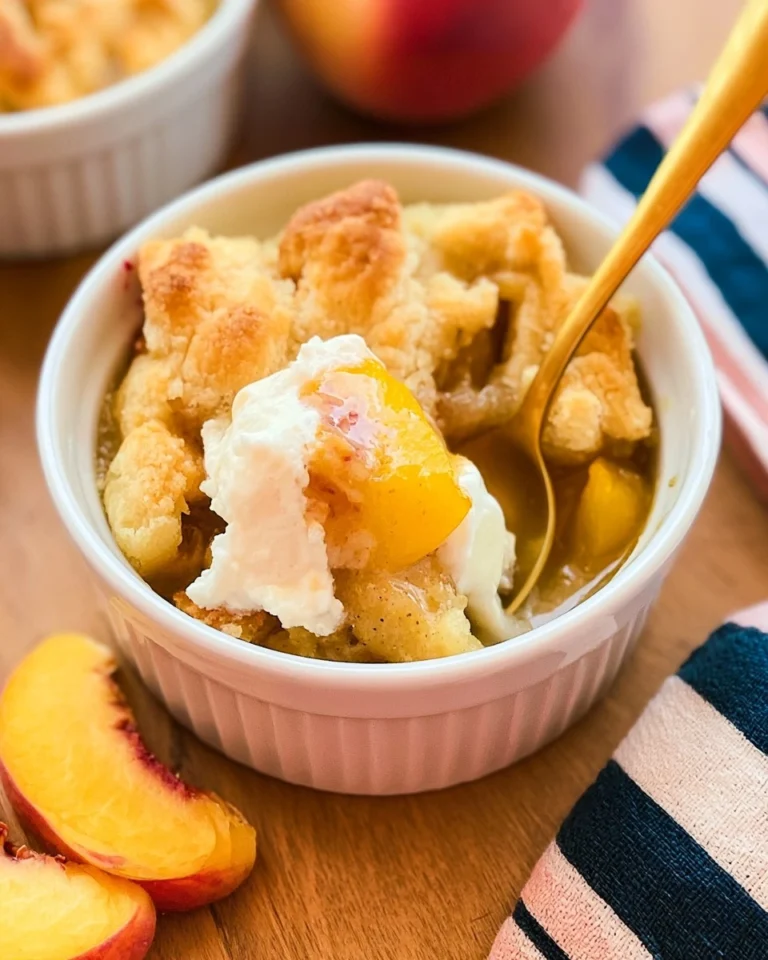 Air-Fryer-Mini-Peach-Cobbler-Recipe