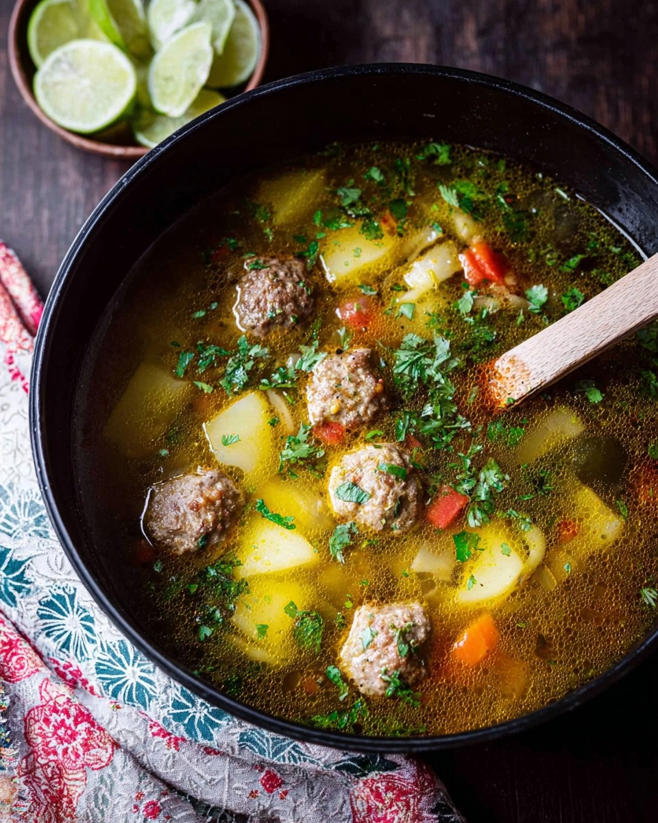 Albondigas: Mexican Meatball Soup