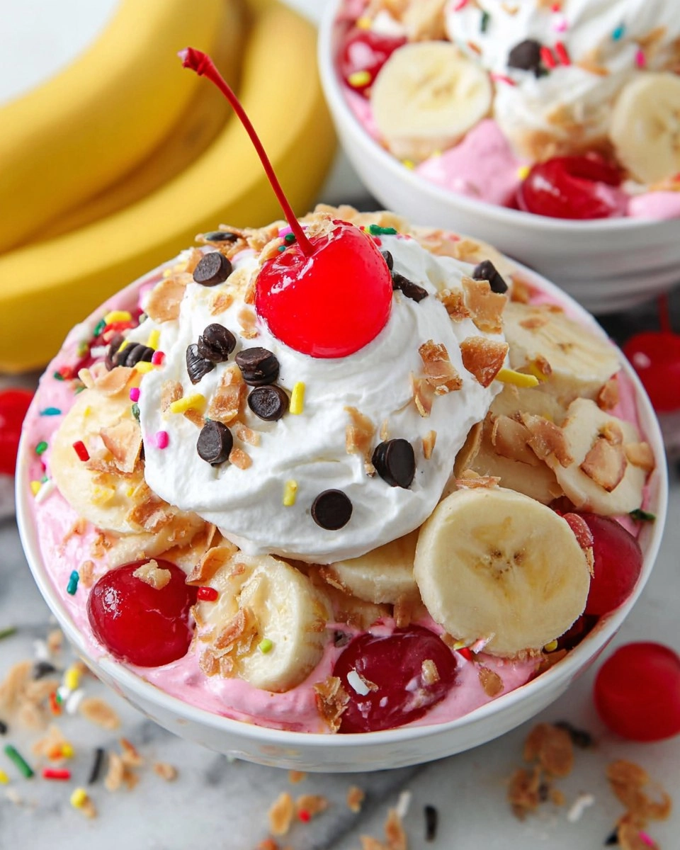 Banana Split Fluff Salad