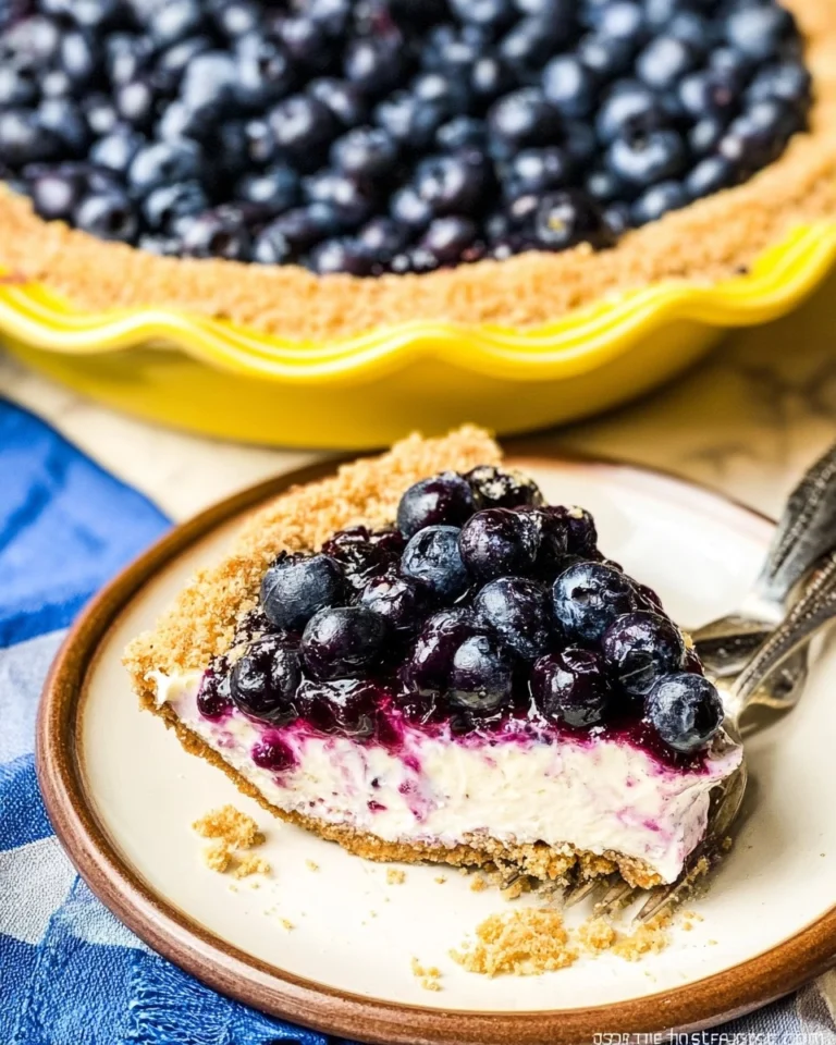 Blueberry-Cream-Cheese-Pie-No-Bake-Recipe