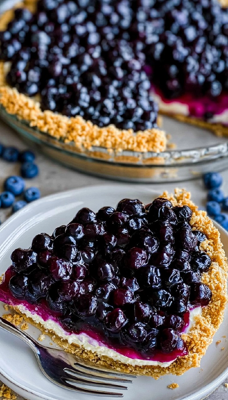 Blueberry Cream Cheese Pie