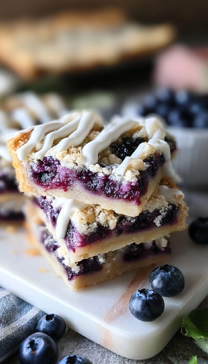 Blueberry Crumble Bars