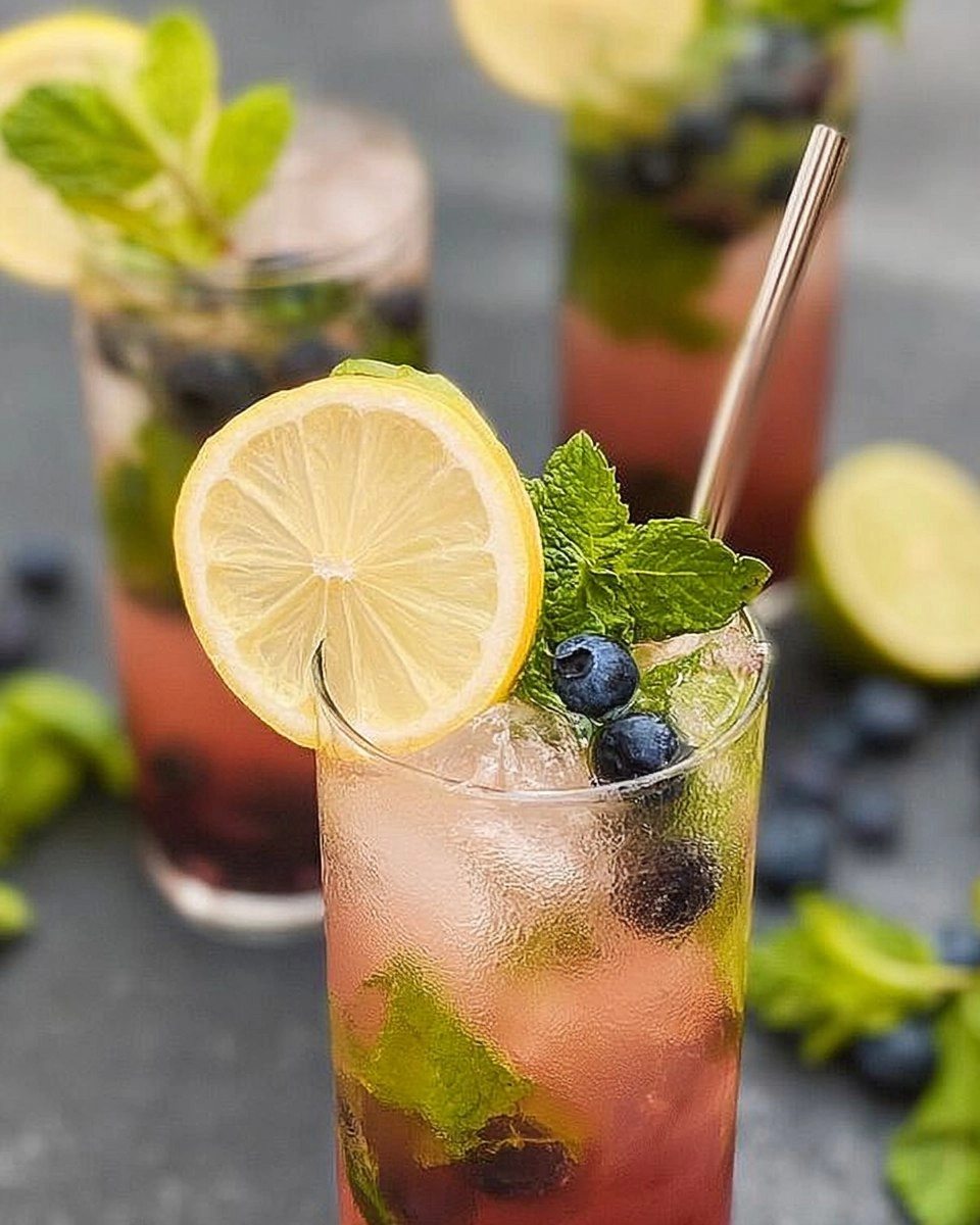 Blueberry Mojitos