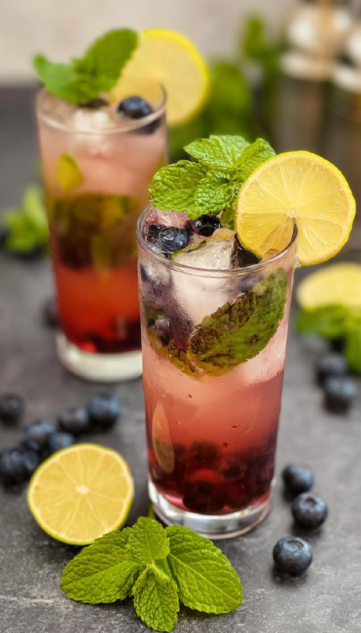 Blueberry Mojitos