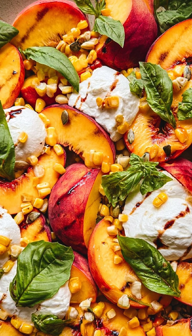 Burrata Peach Salad