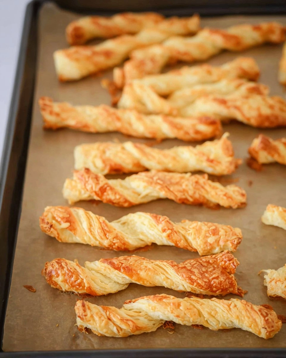Cheese Twists with Puff Pastry 79 Cheese Twists with Puff Pastry