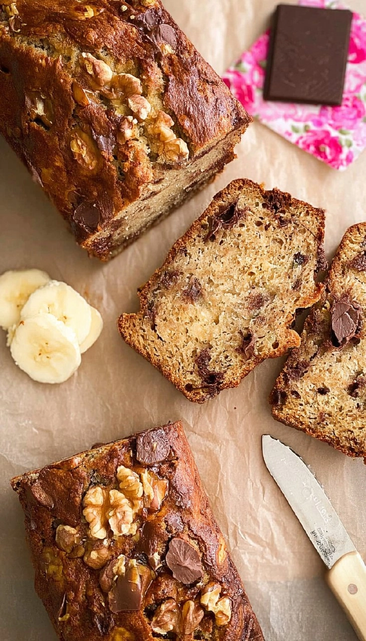 Chocolate Chip Walnut Banana Bread 115 Chocolate Chip Walnut Banana Bread
