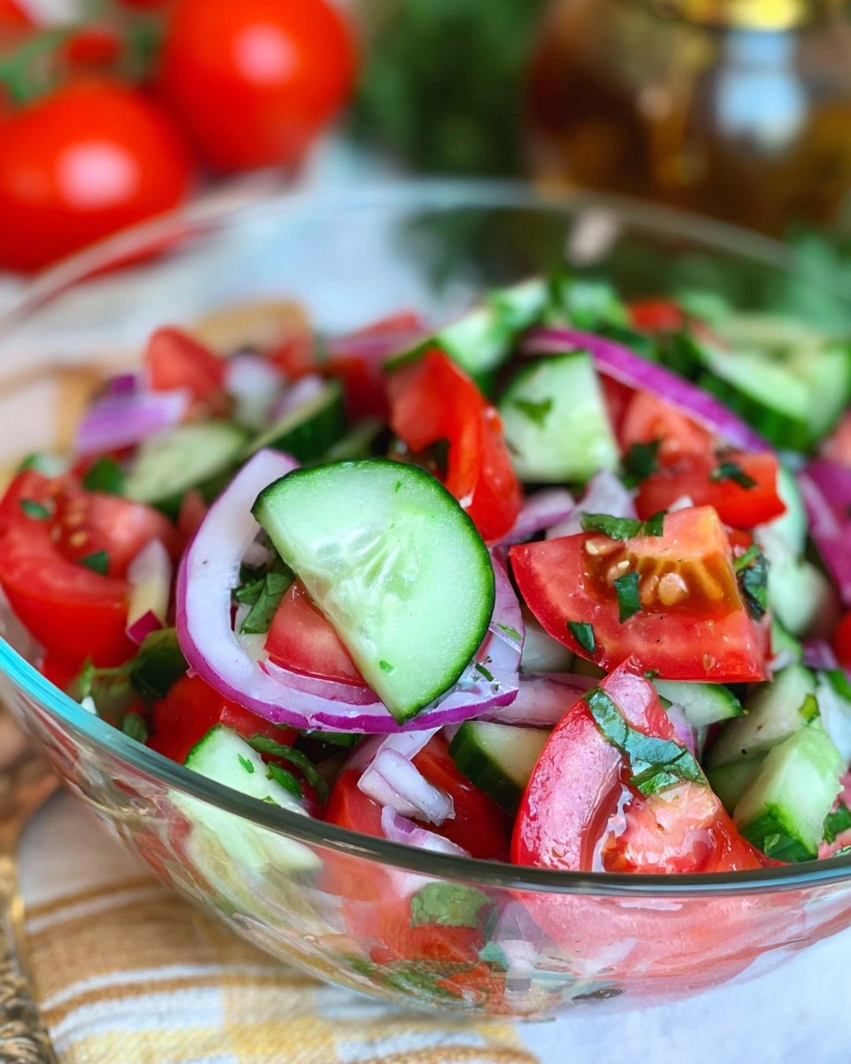 Classic Cucumber Tomato Salad