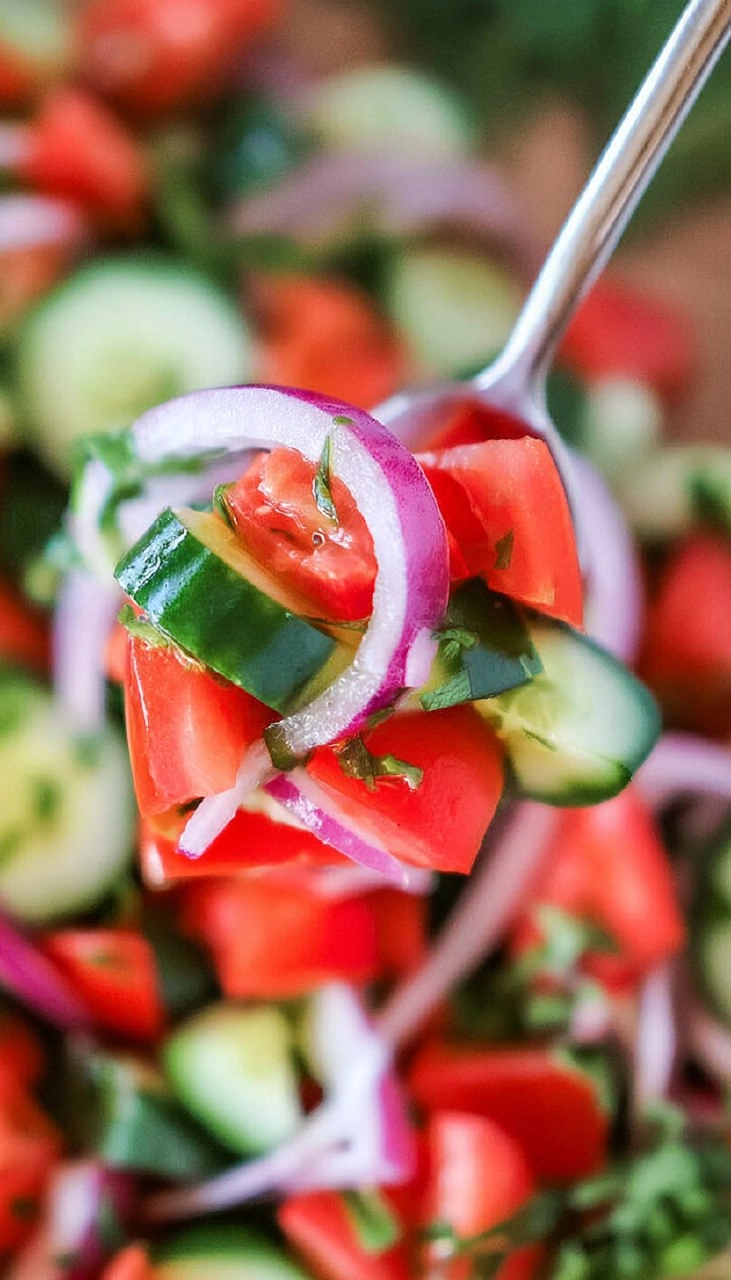 Classic Cucumber Tomato Salad