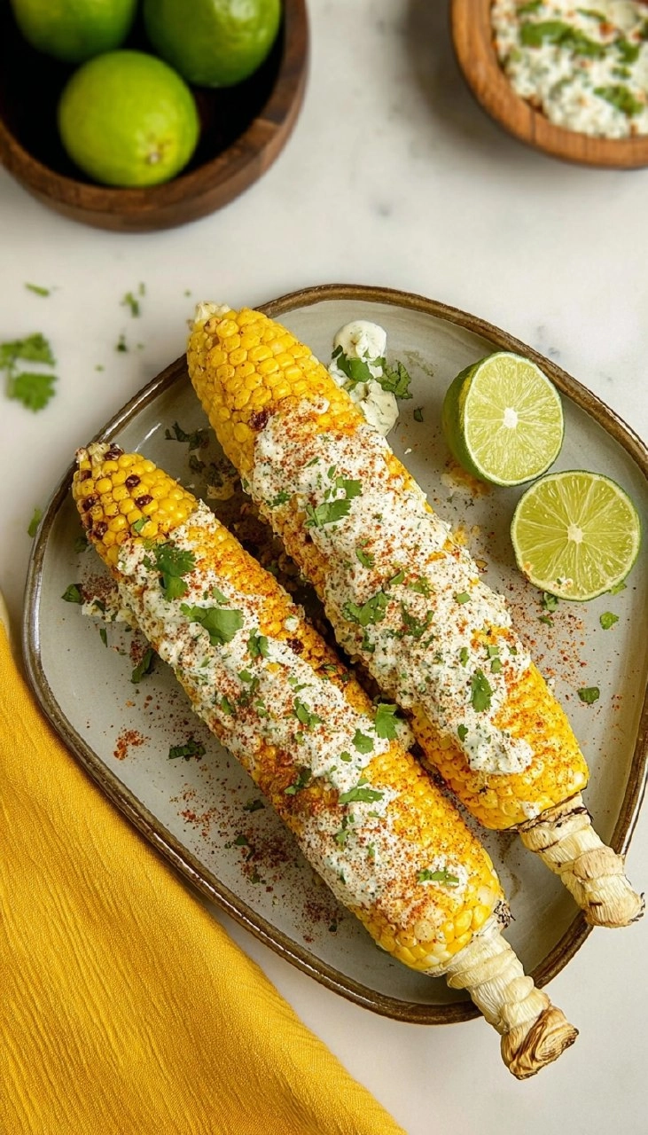 Creamy Cilantro Lime Corn