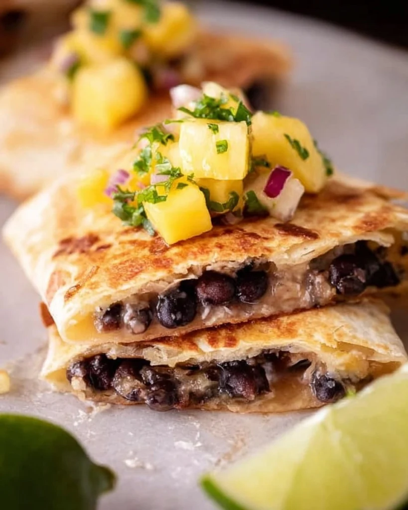 Crispy-Smashed-Black-Bean-Tacos-with-Mango-Salsa.-Recipe