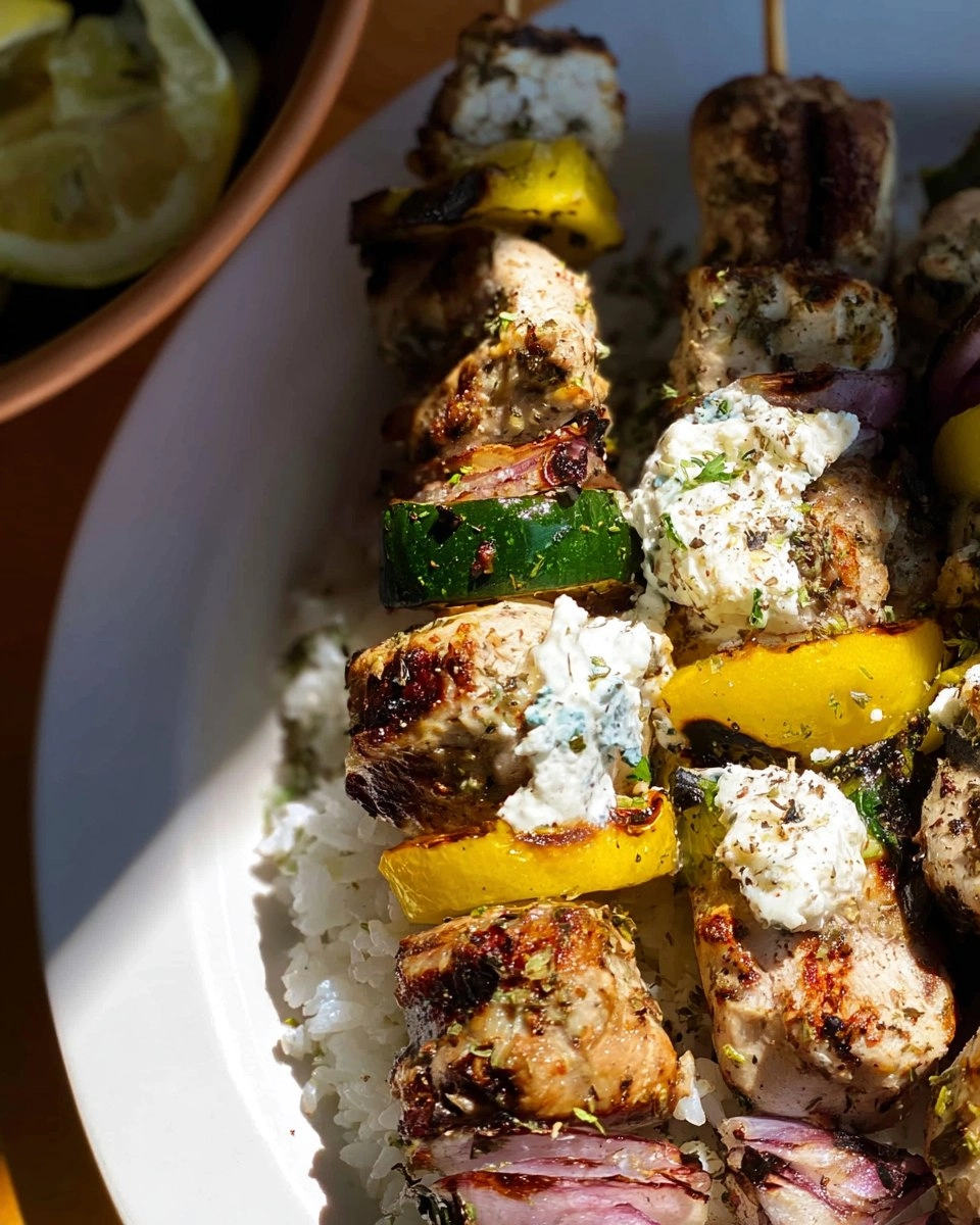 Grilled Greek Chicken Kabobs