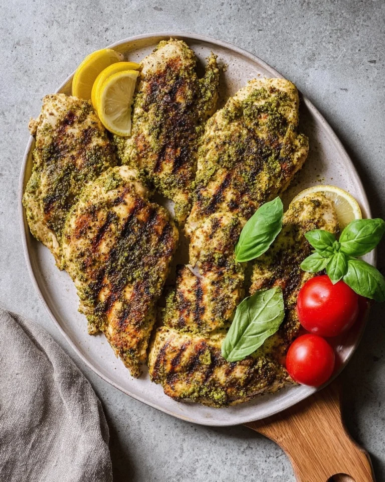 Grilled-Pesto-Chicken-Recipe