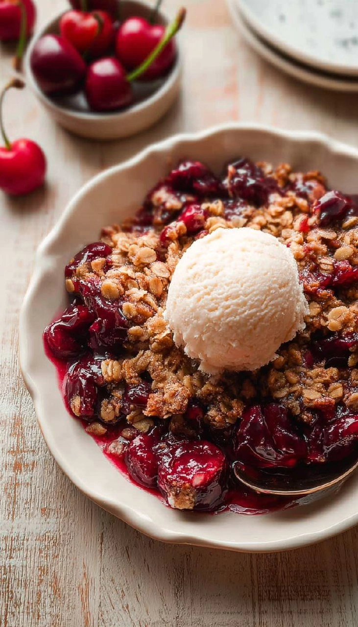 Homemade Cherry Crisp 100 Homemade Cherry Crisp