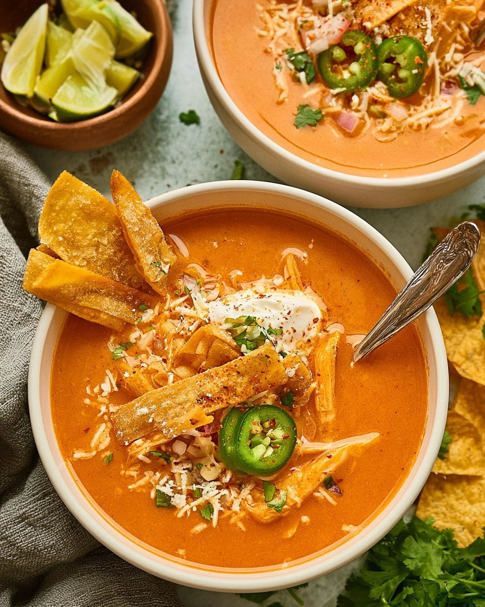 Instant Pot Chicken Enchilada Soup