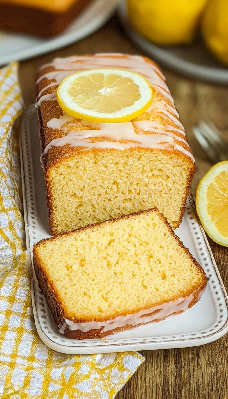 Keto Lemon Bread (Made With Almond Flour & Greek Yogurt)