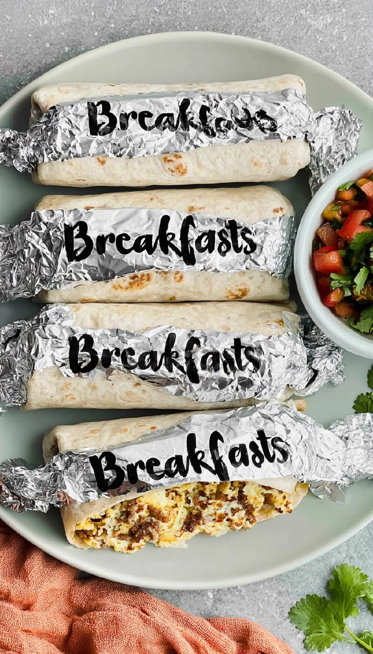 Meal Prep Breakfast Burritos