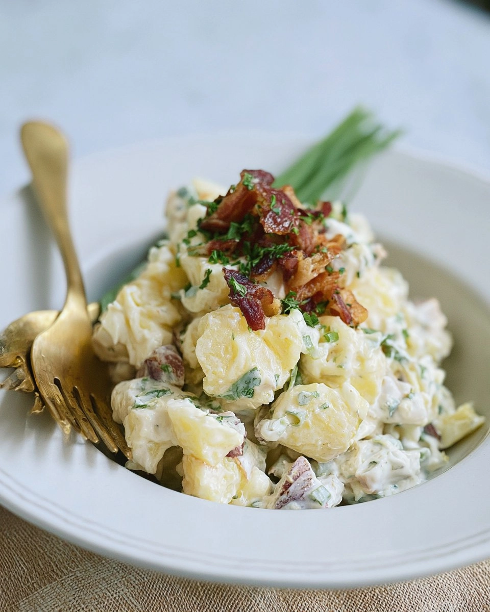 Sour Cream and Bacon Potato Salad