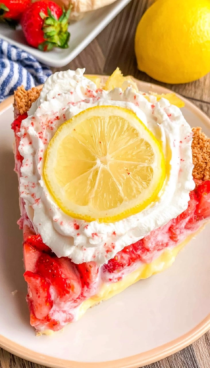 Strawberry Lemonade Pie