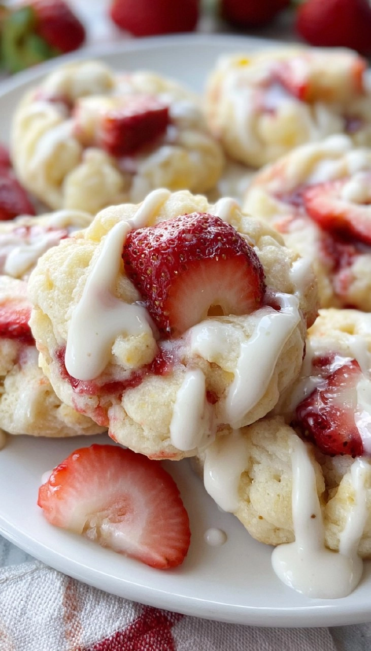 Strawberry Shortcake Cookies