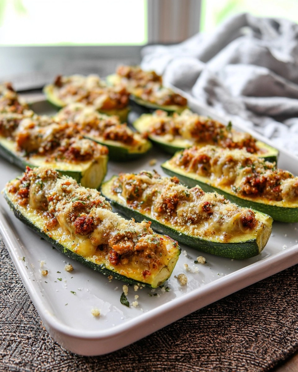 Stuffed Zucchini Boats