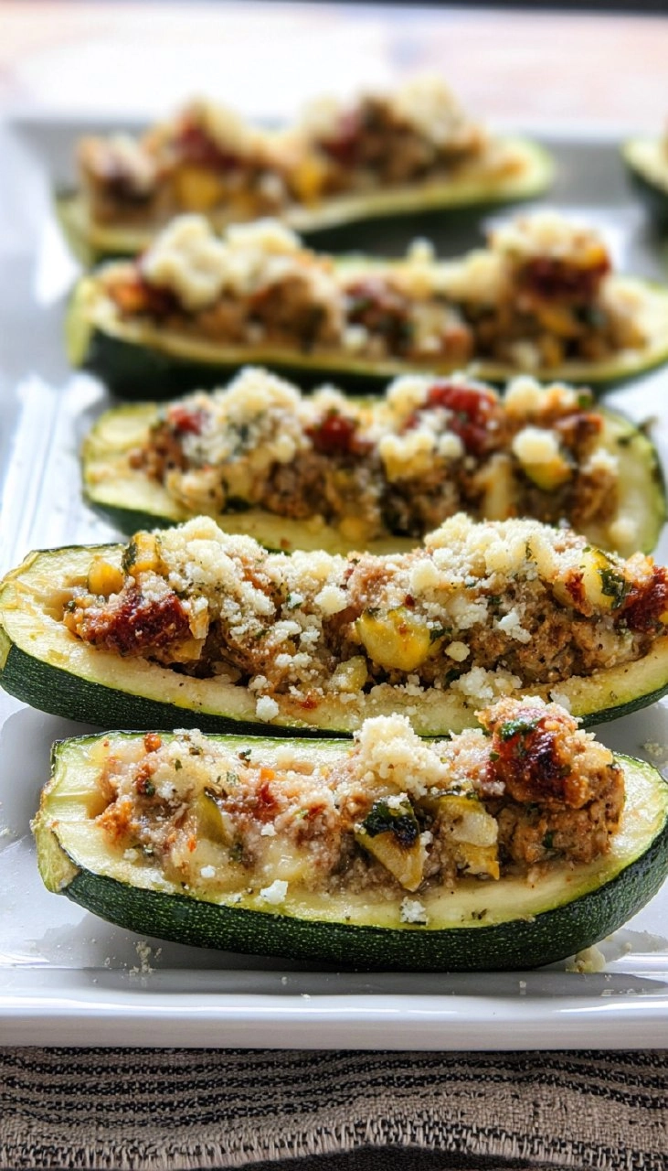 Stuffed Zucchini Boats