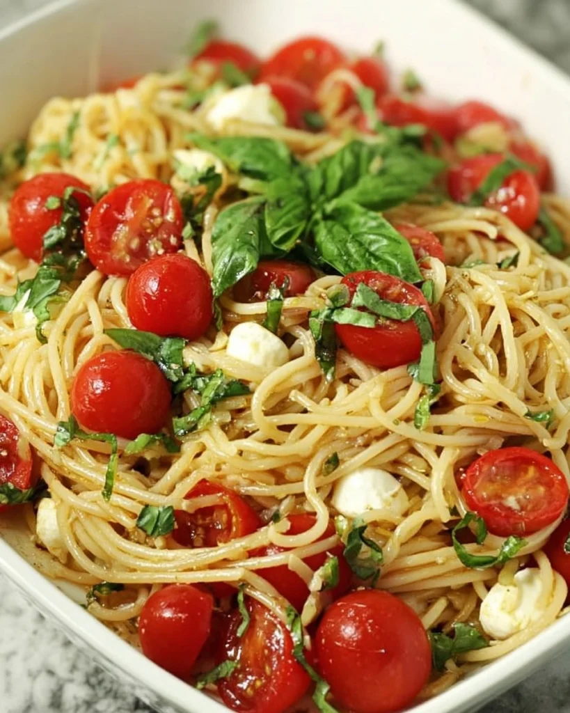 Tomato-and-Mozzarella-Pasta-Pasta-alla-Checca-Recipe