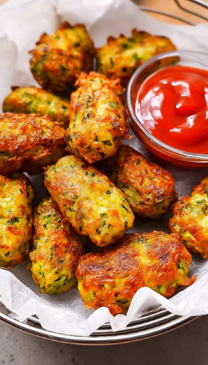 Air Fryer Zucchini Tots