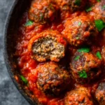 Baked Meatball Recipe (with The Best Marinara Sauce) 126 Baked-Meatball-Recipe-with-The-Best-Marinara-Sauce-Recipe