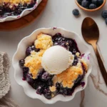 Blueberry-Cobbler-with-Almond-Topping-Recipe