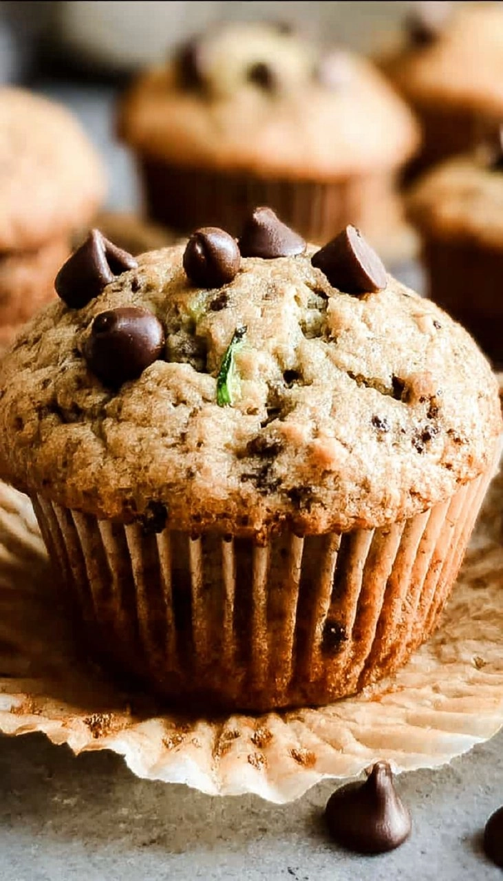 Chocolate Chip Zucchini Muffins
