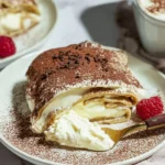 Cottage-Cheese-Tiramisu-Crepe-Roll-Recipe