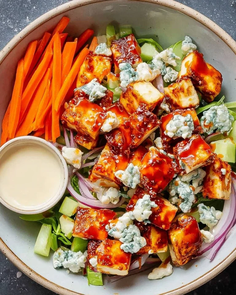 Crispy-Buffalo-Halloumi-Salad-Recipe