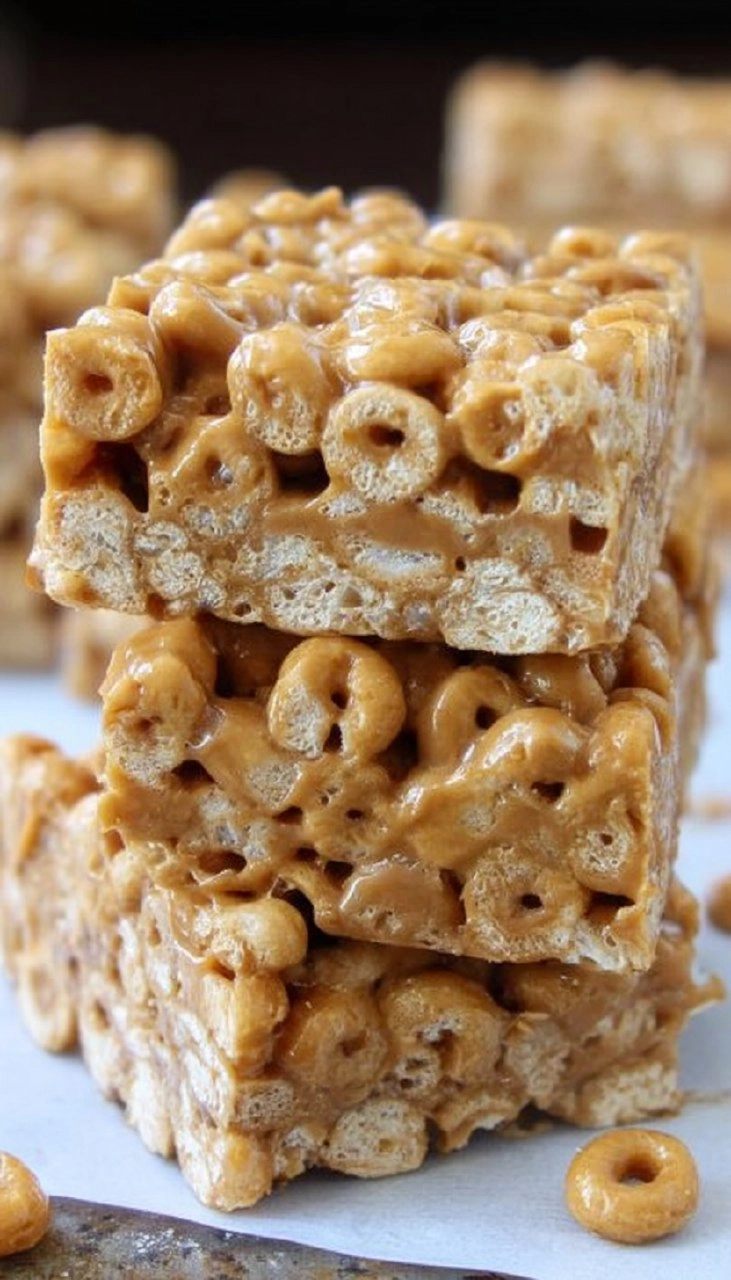 Easy Peanut Butter Cheerio Bars