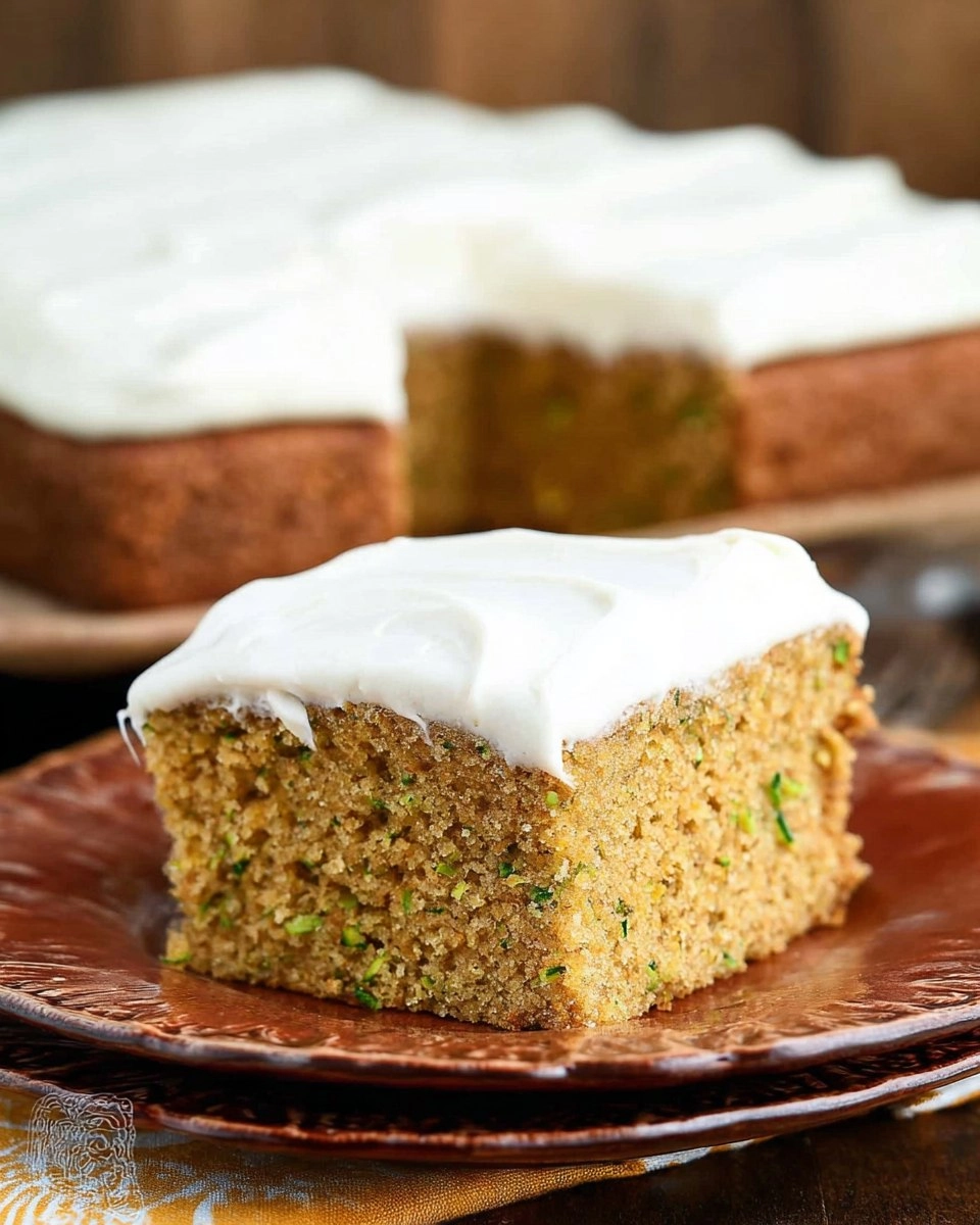 Easy Zucchini Cake With Cream Cheese Frosting