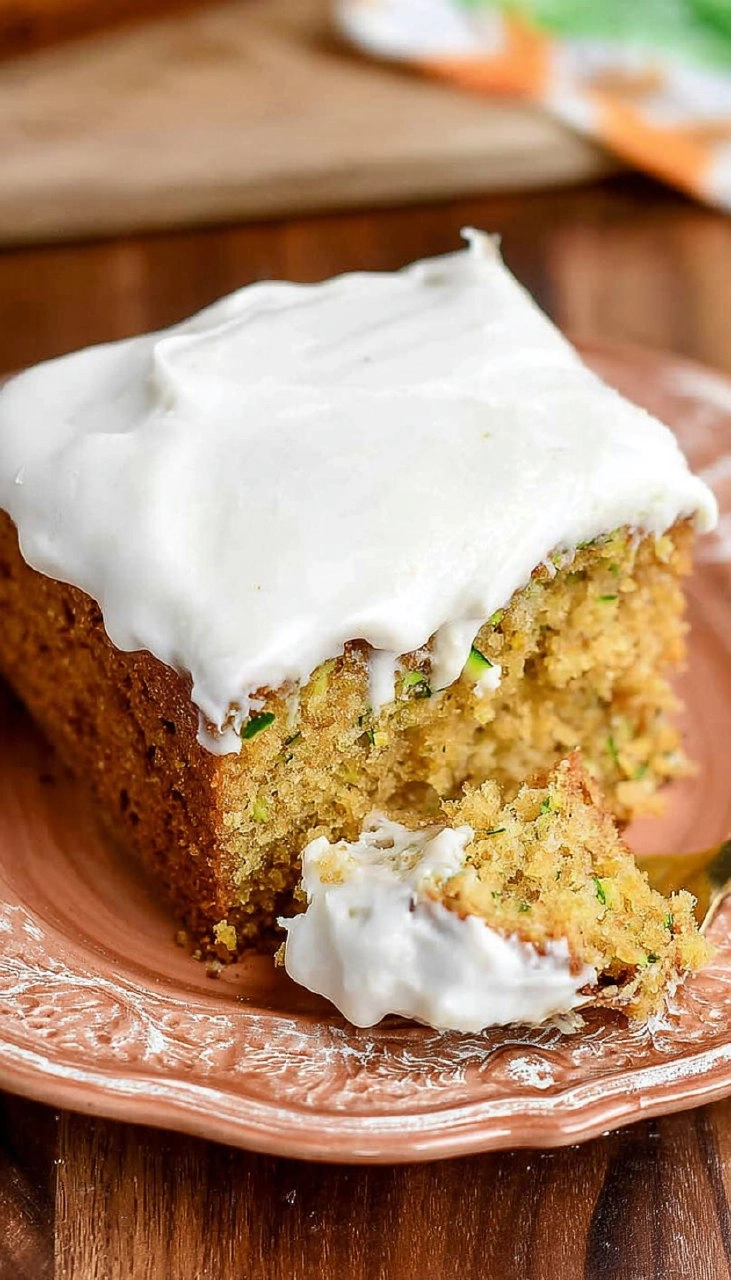 Easy Zucchini Cake With Cream Cheese Frosting