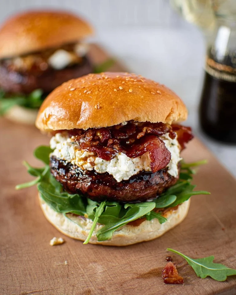 Fig-and-Bacon-Goat-Cheese-Burgers-Recipe
