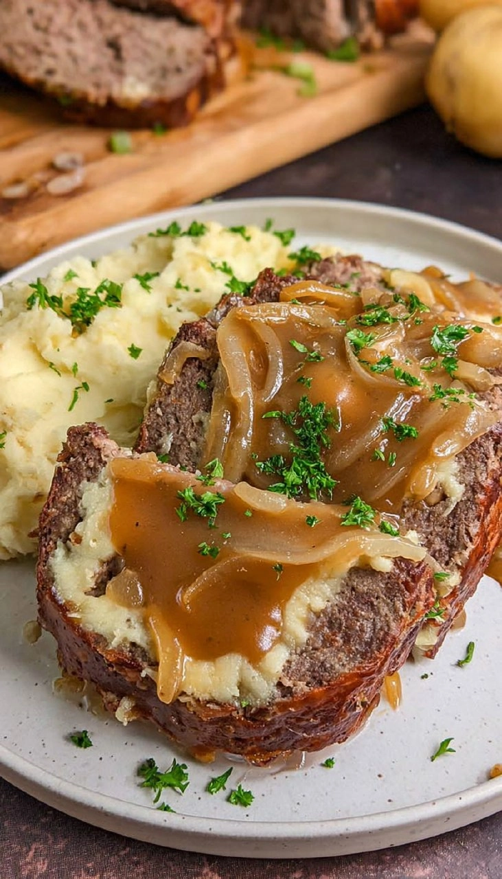 French Onion Meatloaf