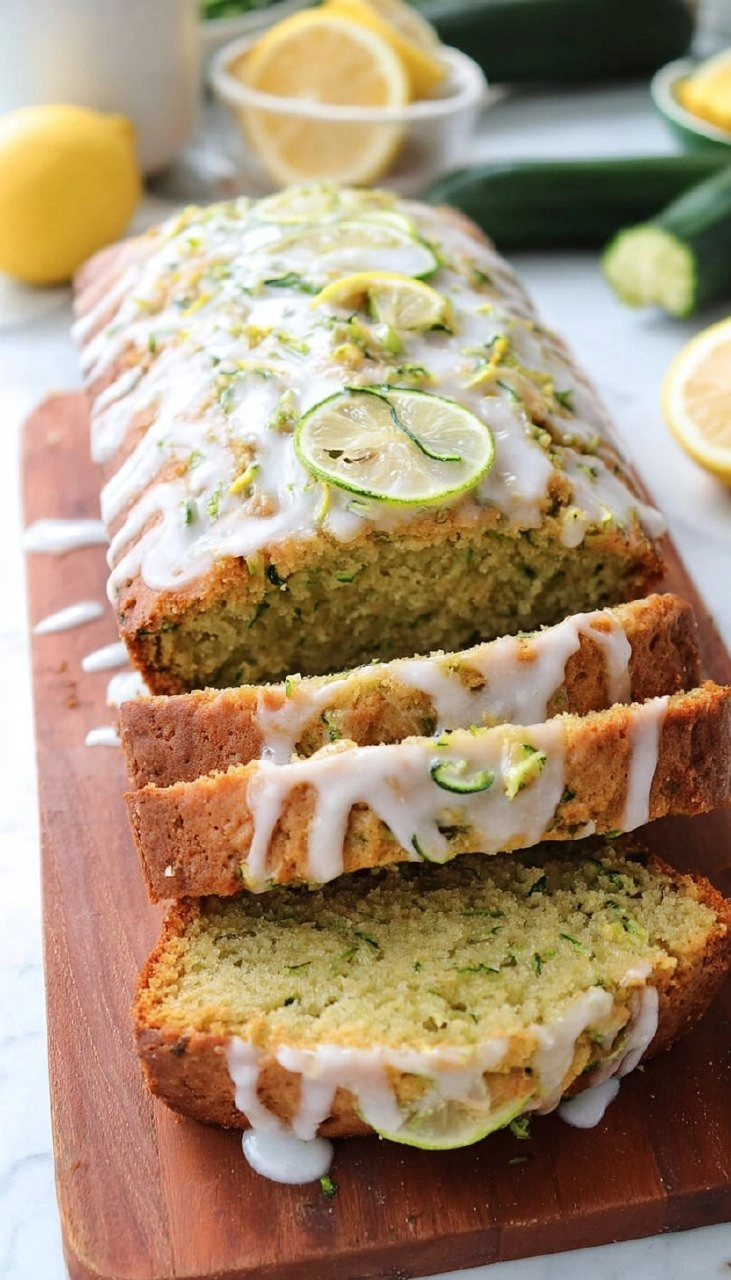 Glazed Lemon Zucchini Bread 110 Glazed Lemon Zucchini Bread